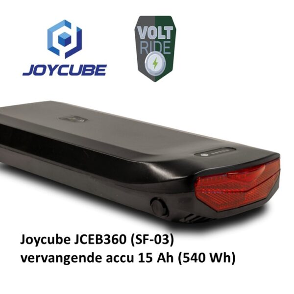 Fischer Akku Phylion Joycube SF-03 (JCEB360-14.5) 522Wh (36 V, 14,5 Ah) mit Rücklicht