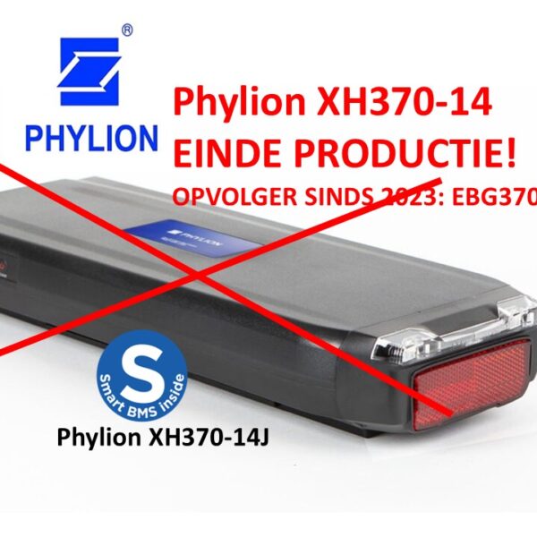 Phylion XH370-14J smart BMS accu vervangen door EBG370
